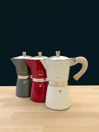 GNALI & ZANI | Cafetière italienne Venezia 6 tasses grise | 
